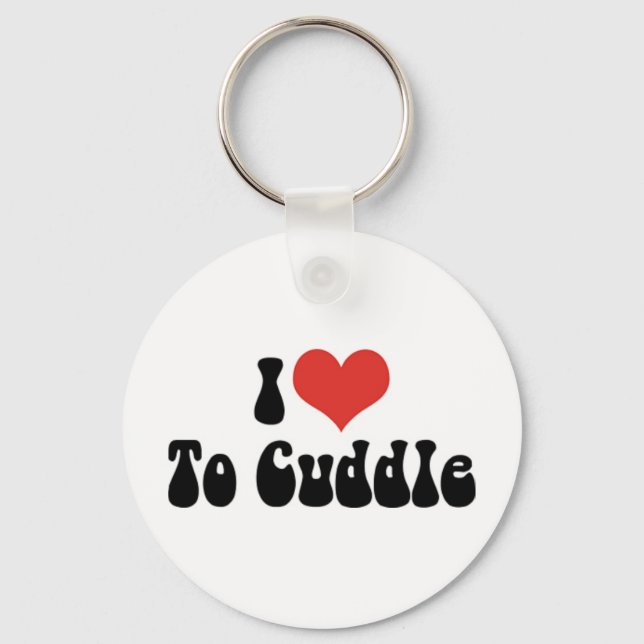 Chaveiro Eu amo Heart To Cuddle (Frente)