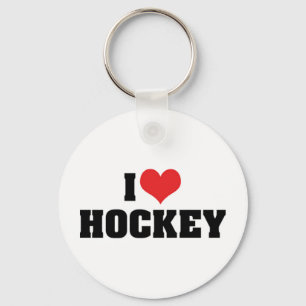 Chaveiro Eu Amo Hockey Pingente
