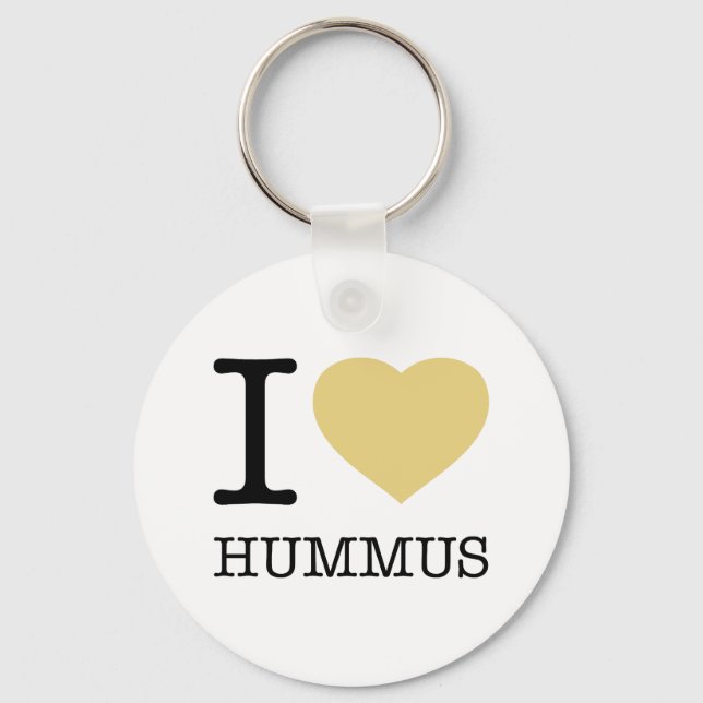 CHAVEIRO EU AMO HUMUS (Frente)