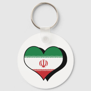 Chaveiro Eu Amo Iran Pingente de Chave
