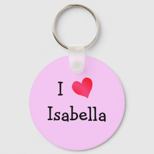 Chaveiro Eu Amo Isabella