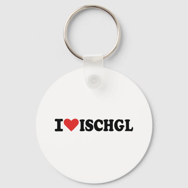 Chaveiro Eu amo Ischgl (Frente)