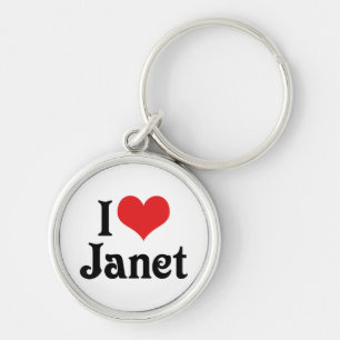 Chaveiro Eu Amo Janet