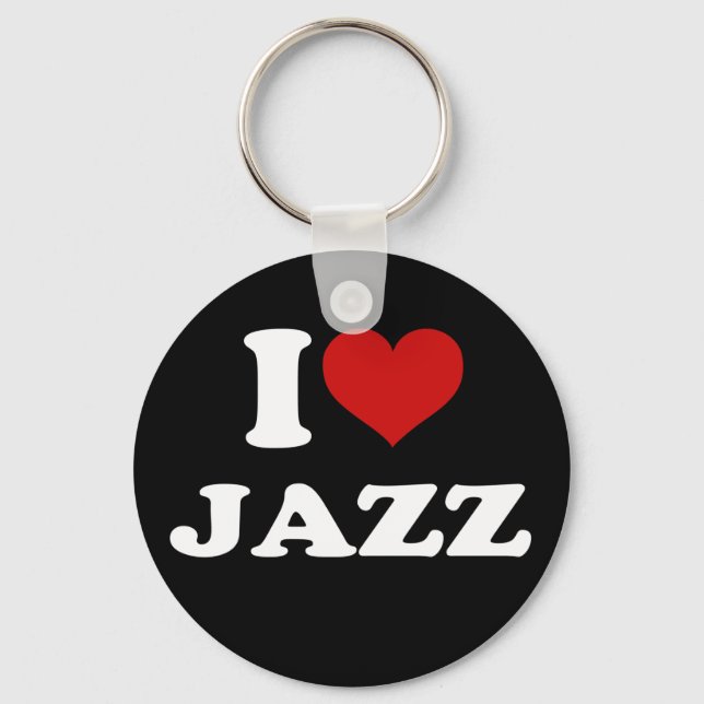 Chaveiro Eu Amo Jazz (Frente)