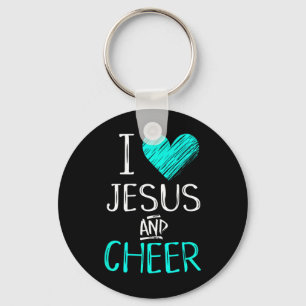 Chaveiro Eu Amo Jesus E Aplaudo Liderança Cristã de Torcida