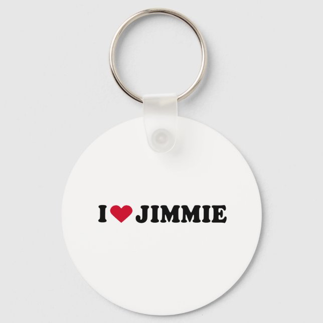 CHAVEIRO EU AMO JIMMIE (Frente)