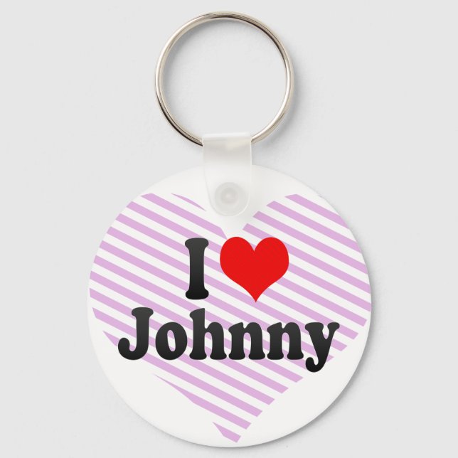 Chaveiro Eu amo Johnny (Frente)