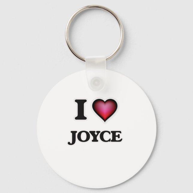 Chaveiro Eu Amo Joyce (Frente)