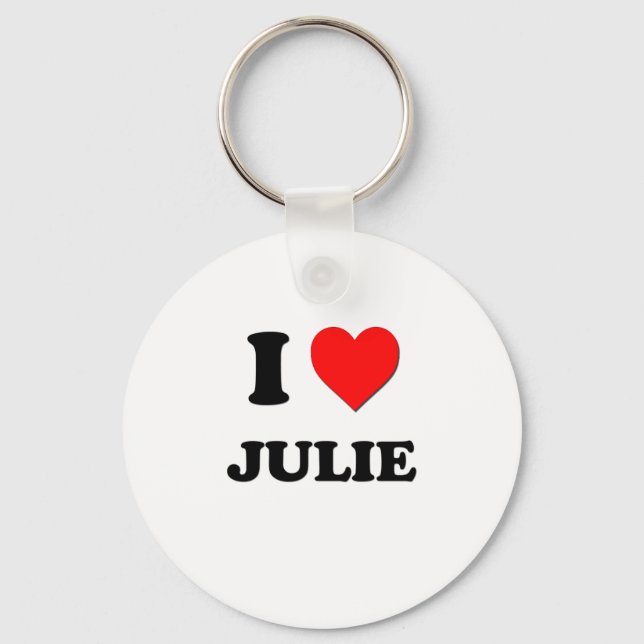 Chaveiro Eu Amo Julie (Frente)