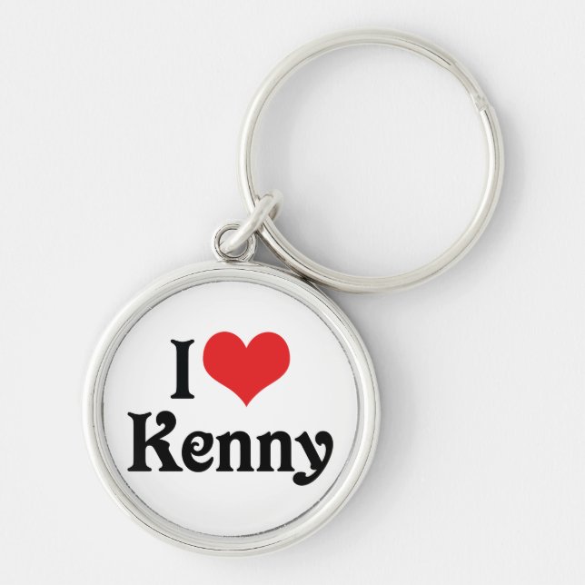 Chaveiro Eu Amo Kenny (Frente)