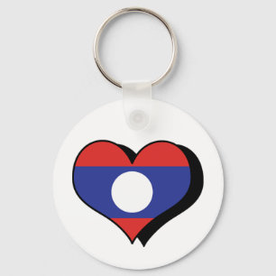 Chaveiro Eu Amo Laos Pingente de Chaves