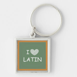 Chaveiro Eu amo latim