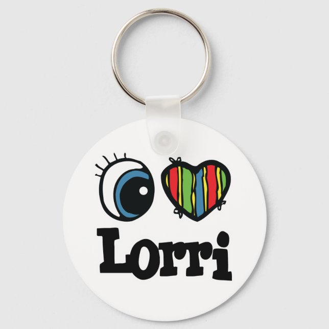 Chaveiro Eu Amo Lorri (Frente)