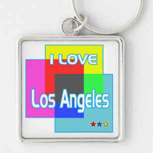 Chaveiro "EU AMO Los Angeles Coloring 2" Kaychain