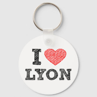 Chaveiro Eu Amo Lyon