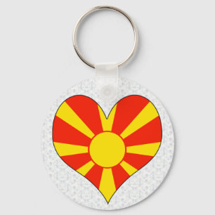 Chaveiro Eu Amo Macedônia