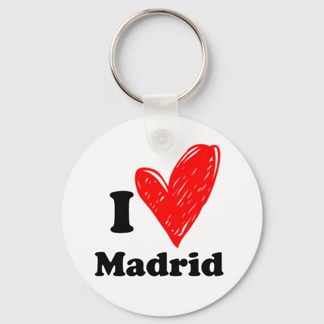 Chaveiro Eu Amo Madrid (Frente)