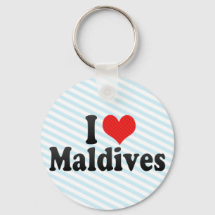 Chaveiro Eu amo Maldives