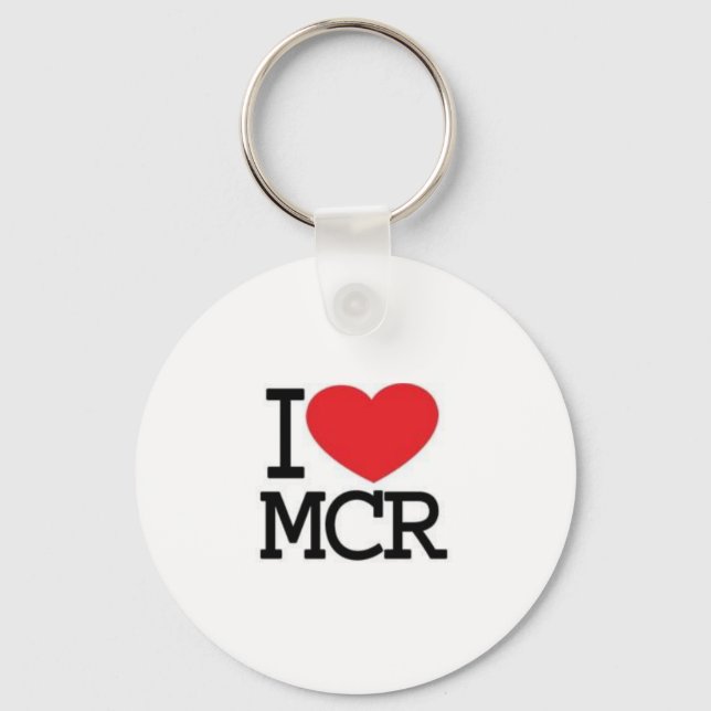 CHAVEIRO EU AMO MANCHESTER (Frente)