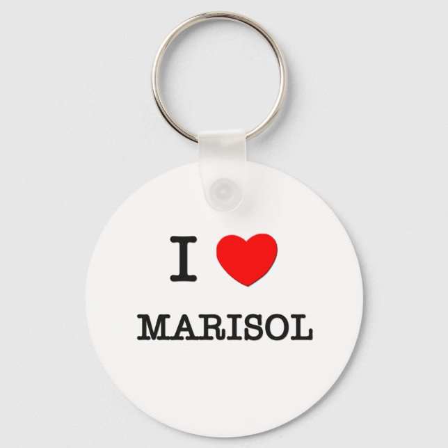 Chaveiro Eu Amo Marisol (Frente)