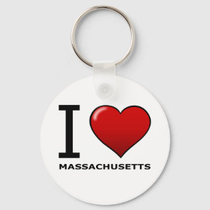 CHAVEIRO EU AMO MASSACHUSETTS
