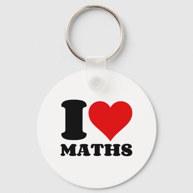 CHAVEIRO EU AMO MATEMÁTICA (Frente)