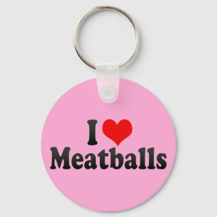 Chaveiro Eu amo Meatballs
