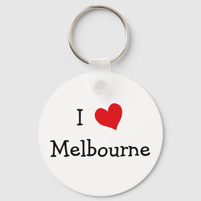 Chaveiro Eu Amo Melbourne (Frente)