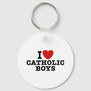 Chaveiro Eu amo meninos católicos