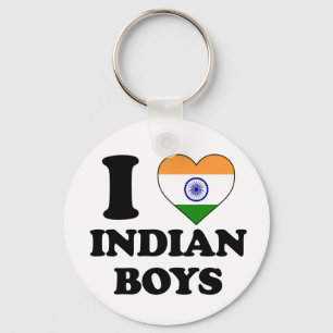 Chaveiro Eu amo Meninos Indianos