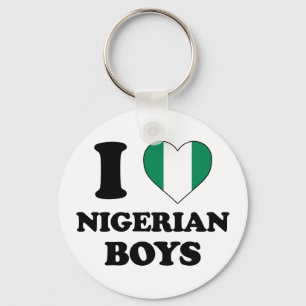 Chaveiro Eu amo meninos nigerianos