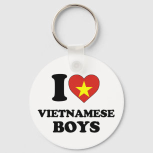 Chaveiro Eu amo meninos vietnamitas