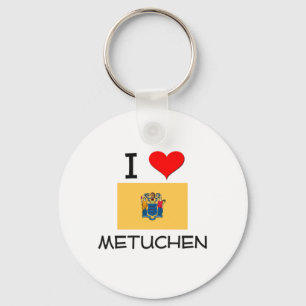 Chaveiro Eu amo Metuchen New-jersey