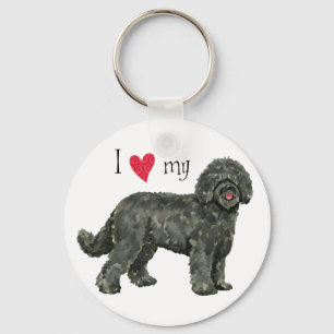 Chaveiro Eu amo meu Barbet