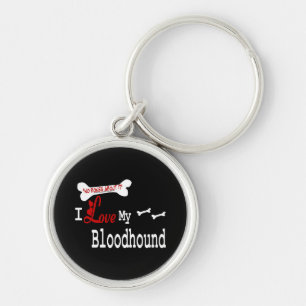 Chaveiro Eu Amo Meu Bloodhound