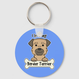 Chaveiro Eu Amo Meu Bordo Terrier