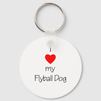 Chaveiro Eu Amo Meu Cachorro De Flyball