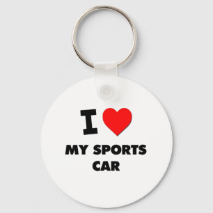 Chaveiro Eu amo meu carro de esportes