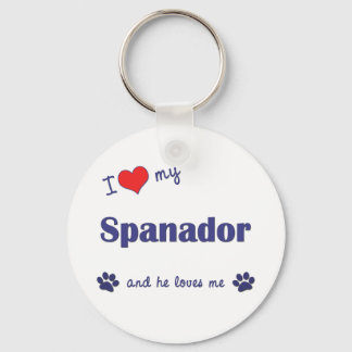 Chaveiro Eu Amo Meu Espanhador (Cachorro Masculino)