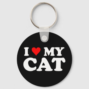 Chaveiro Eu amo meu gato