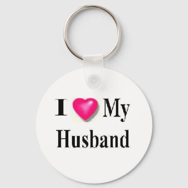 Chaveiro eu amo meu marido (Frente)