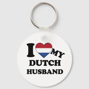 Chaveiro Eu amo meu marido holandês