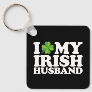 Chaveiro Eu Amo Meu Marido Irlandês Casal Dia de São Patríc