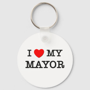 Chaveiro Eu amo meu MAYOR