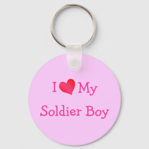 Chaveiro Eu amo meu menino do soldado