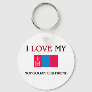 Chaveiro Eu amo meu namorada do Mongolian