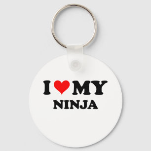 Chaveiro Eu amo meu Ninja