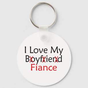 Chaveiro Eu amo meu noivo do namorado