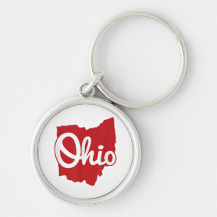 Chaveiro Eu Amo Meu Ohio Home Script Ohio