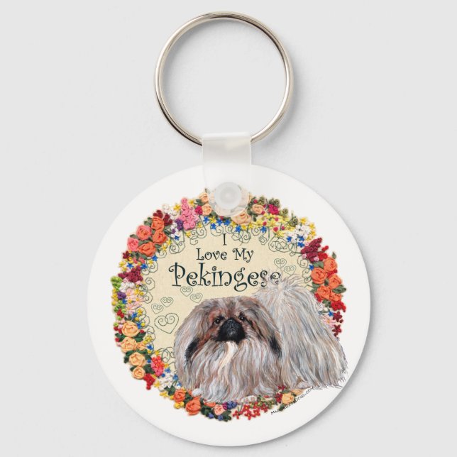 Chaveiro Eu Amo Meu Pêlo de Leão (Frente)